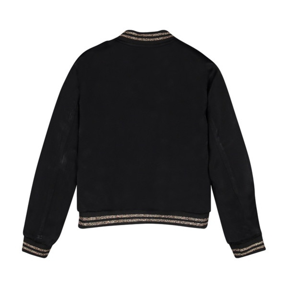 Little Marc Jacobs Star Swan Satin Reversible Black Gold Jacket Size 4 Kids New! - Picture 14 of 16